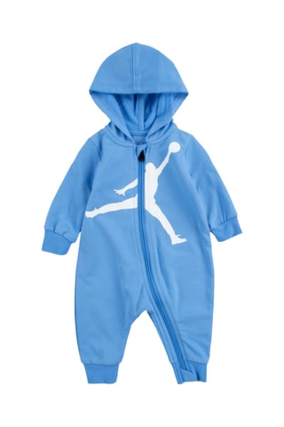 Grenouillère à capuche Jumpman - Jordan - Blanc et bleu