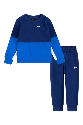 Sweat et pantalon - Nike - Blanc et bleu
