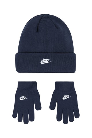 Bonnet et gants - Nike - Blanc et bleu