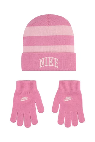 Bonnet et gants - Nike - Rose