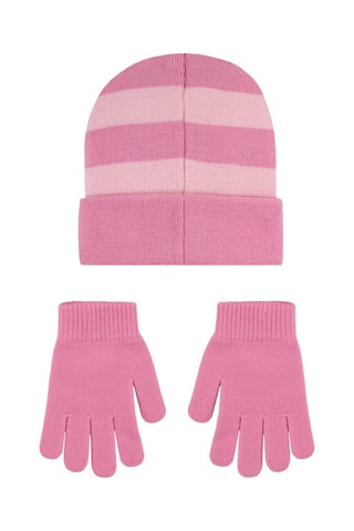 Bonnet et gants - Nike - Rose