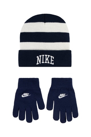 Bonnet et gants - Nike - Bleu