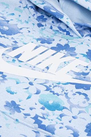 Sweat à capuche - Blanc et bleu