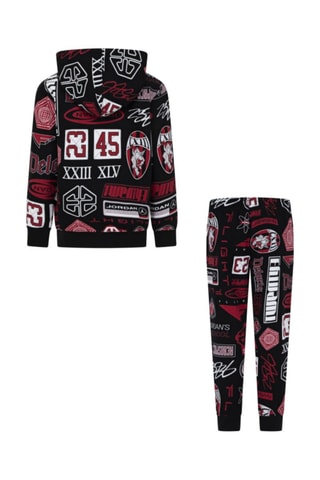 Sweat et pantalon Brooklyn - Jordan - Blanc, noir et rouge