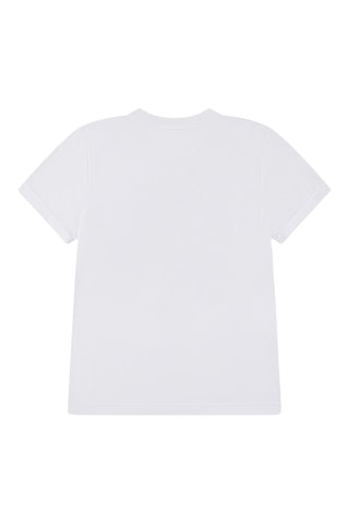 T-shirt - Blanc, bleu et jaune