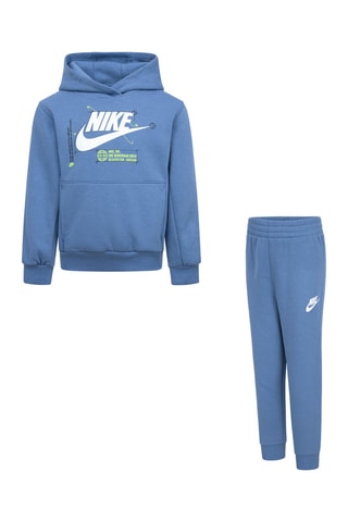Sweat à capuche et jogging Fleece - Bleu