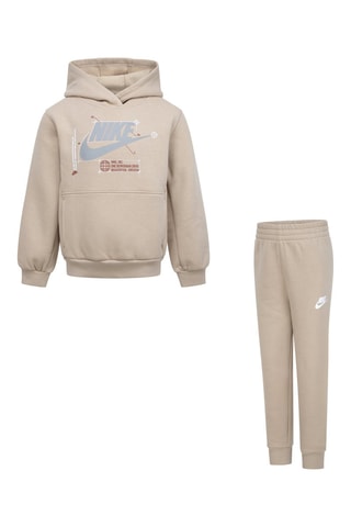 Sweat à capuche et jogging Fleece - Beige