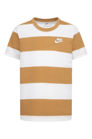 T-shirt - Nike - Blanc et marron