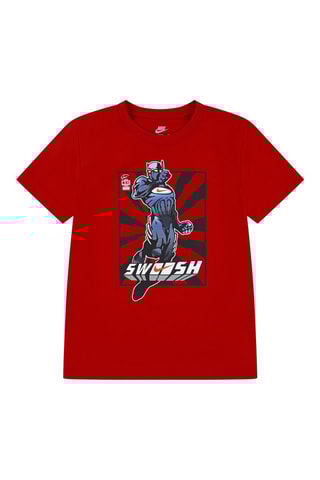 T-shirt - Blanc, noir et rouge