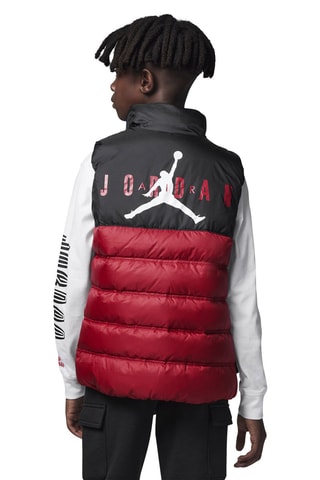 Doudoune sans manches - Jordan - Blanc, noir et rouge