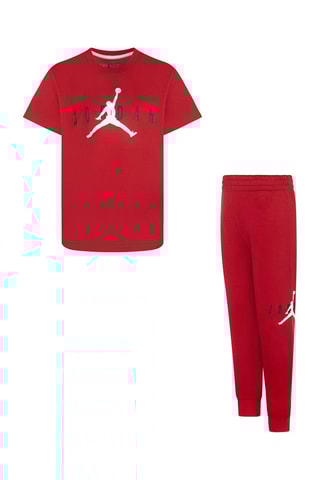 T-shirt et pantalon Jordan - Jordan - Blanc et rouge