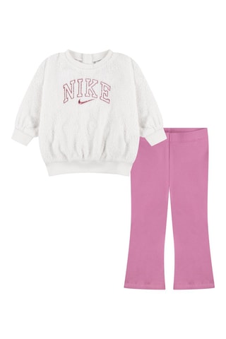Sweat et pantalon - Nike - Blanc et rose
