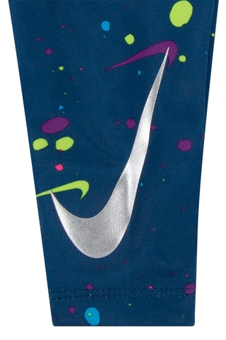Sweat à capuche et legging - Nike - Noir, bleu et vert
