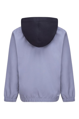 Coupe-vent à capuche - Nike - Blanc, noir et gris