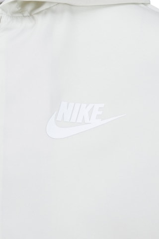 Coupe-vent à capuche - Nike - Blanc et beige