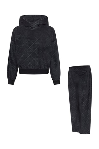 Sweat à capuche et pantalon en velours - Nike - Noir