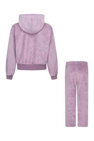 Sweat à capuche et pantalon en velours - Nike - Violet