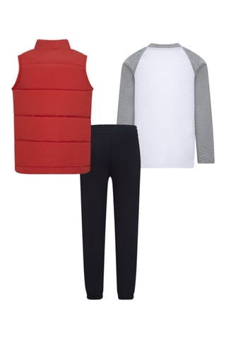 Ensemble 3 pièces Solid - Nike - Blanc, noir et rouge