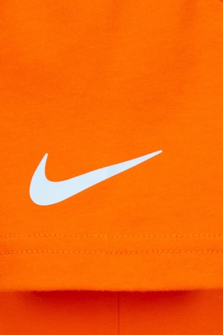 T-shirt Boxy - Nike - Blanc et orange