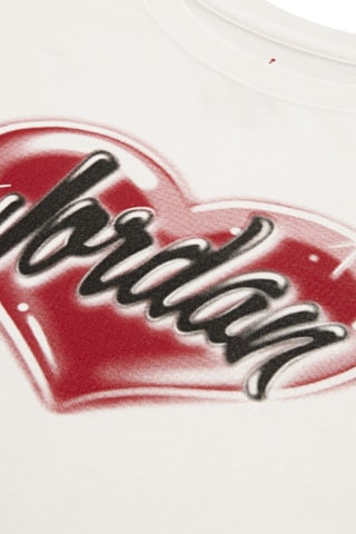T-shirt Heart - Jordan - Blanc et rouge