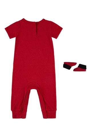Combinaison et chaussons - Noir et rouge