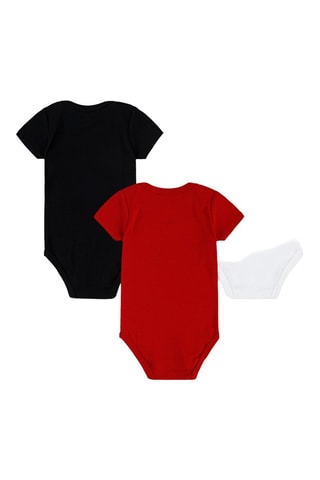 3 bodys - Blanc, noir et rouge