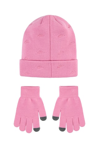 Bonnet et gants - Nike - Rose