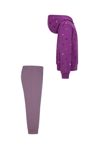 Sweat à capuche et pantalon - Nike - Violet et gris
