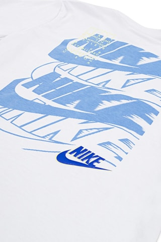 T-shirt On The Move - Nike - Blanc et bleu