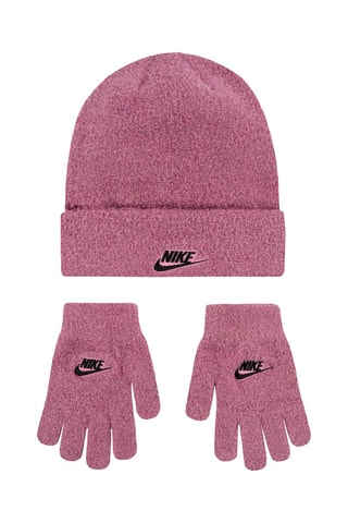 Bonnet et gants - Nike - Rose