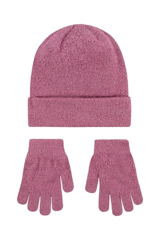 Bonnet et gants - Nike - Rose