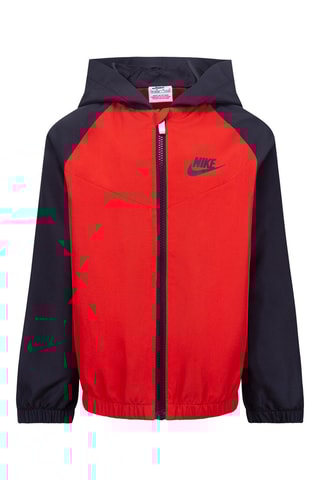 Coupe-vent à capuche - Nike - Rouge