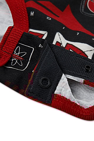 Ensemble 3 pièces Essentials Aop - Jordan - Noir et rouge