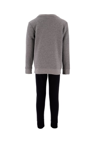 Sweat et pantalon polaires - Nike - Noir, vert et gris