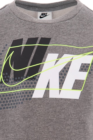 Sweat et pantalon polaires - Nike - Noir, vert et gris