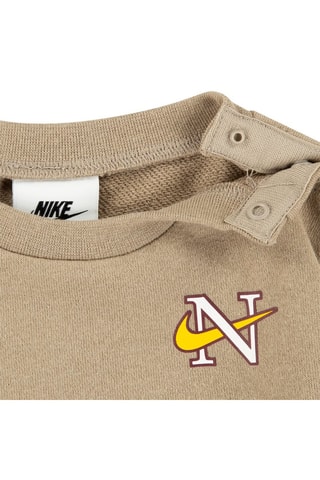 Sweat et pantalon - Nike - Beige, rouge et bleu