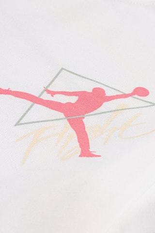 T-shirt Jumpman Take Flight - Jordan - Blanc et rose