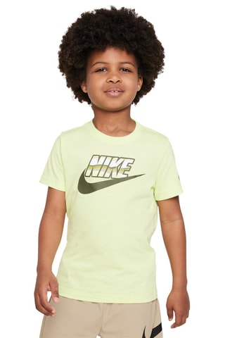 T-shirt - Nike - Blanc, vert et jaune