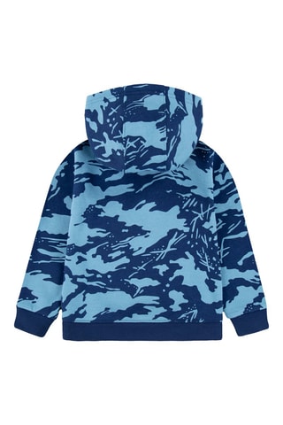 Sweat à capuche - Nike - Bleu et jaune