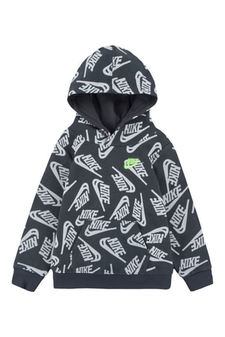Sweat à capuche - Nike - Gris et vert