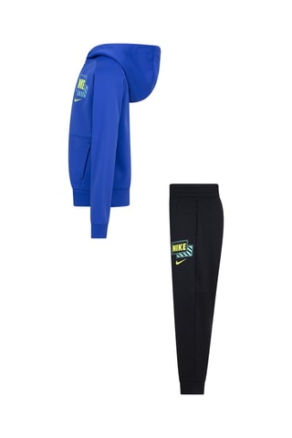 Sweat à capuche et pantalon - Nike - Bleu et jaune
