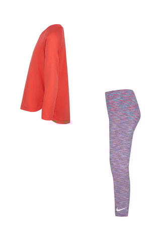 T-shirt et legging - Nike - Rouge, bleu et violet