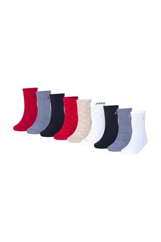 9 paires de chaussettes - Nike - Rouge