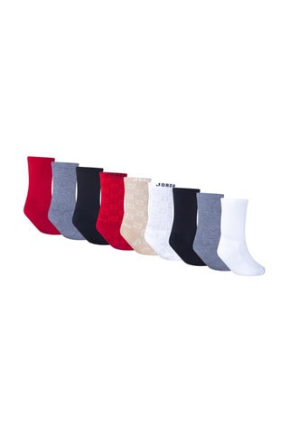 9 paires de chaussettes - Nike - Rouge