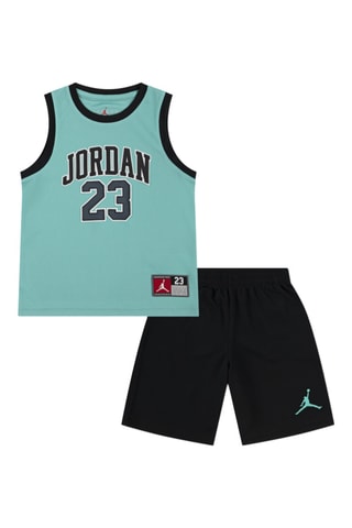 Débardeur et short - Nike - Noir et vert d'eau