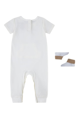 Combinaison et chaussons - Blanc