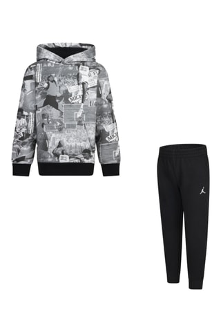 Sweat à capuche et pantalon polaires - Nike - Noir