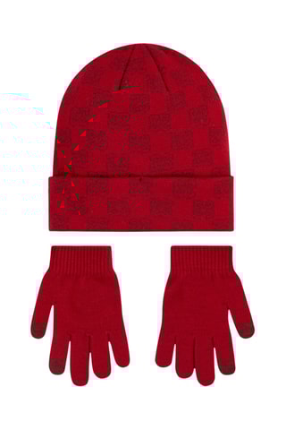Bonnet et gants - Nike - Rouge