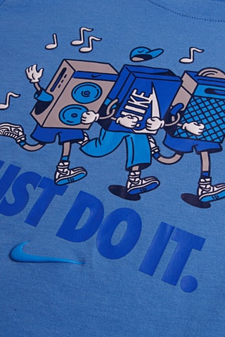 T-shirt Music Boxy - Nike - Bleu