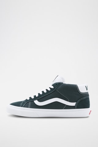 Baskets montantes en cuir Mid Skool 37 - Kaki